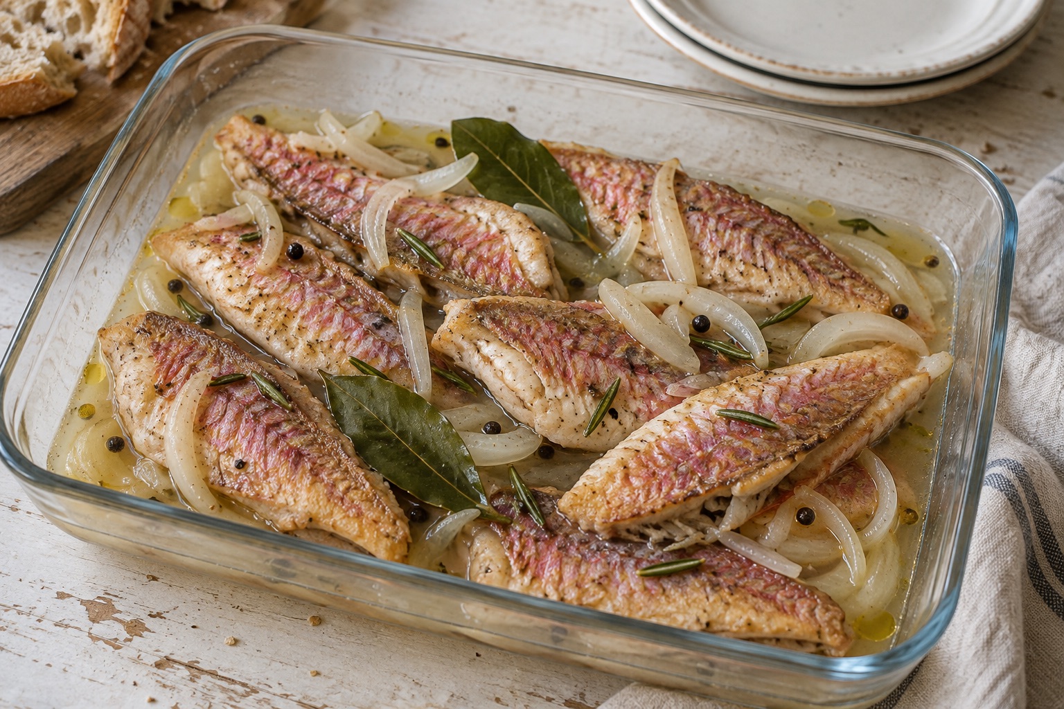 Red Mullet Escabeche (Scabeccio)